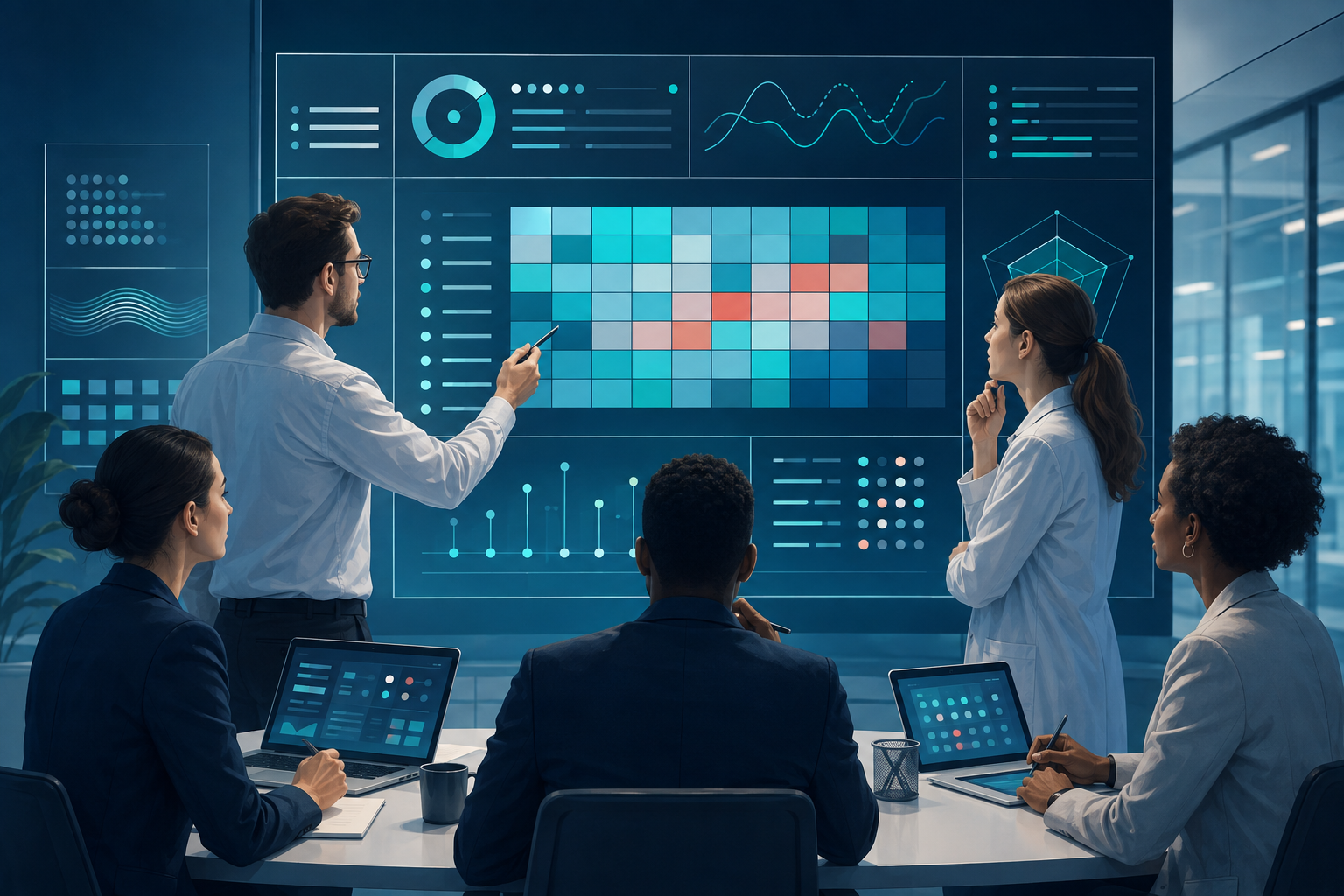 Illustration de l’article « Risk-Based Monitoring (RBM) : Le Guide Complet pour les Essais Cliniques et Dispositifs Médicaux »