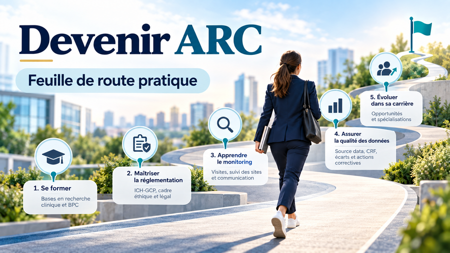 Devenir attaché de recherche clinique (ARC) : feuille de route pratique