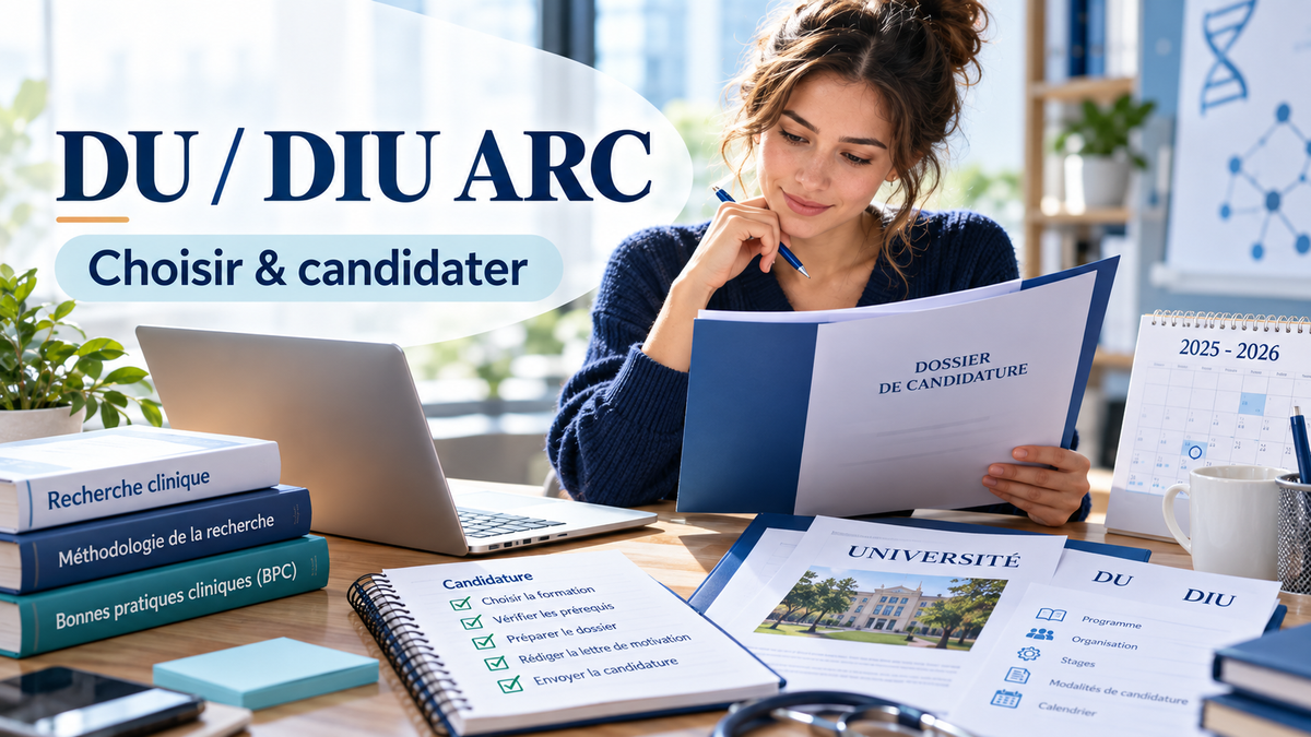 Choisir et candidater à un DU ou DIU ARC