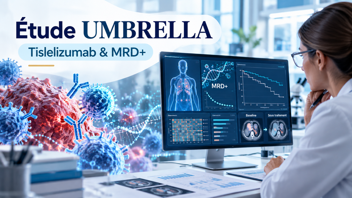 Étude UMBRELLA Tislelizumab et MRD positive