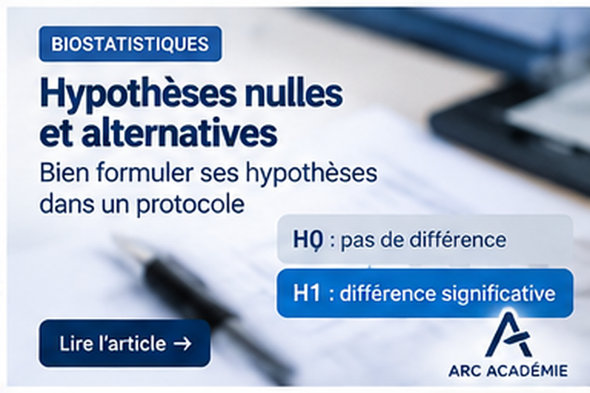 Arc Académie — Hypothèses nulles et alternatives